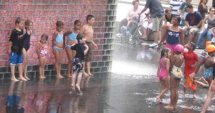 Crown Fountain, Millennium Park, Chicago