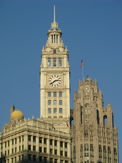 Water Tower and Tribune Tower, Chicago