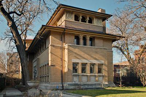 Save Wright offers an open house of Frank Lloyd Wright's Heller House in Hyde Park, Chicago, January 12, 2013