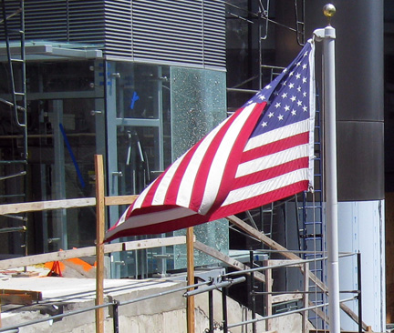 American Flag, Trump Tower, Chicago