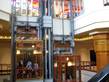 elevators, Chicago Place, North Michigan Avenue