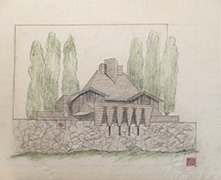 Frank Lloyd Wright Prints and Drawings, exhibition at ArchiTech Gallery, Chicago, September 6 - December 21, 2013