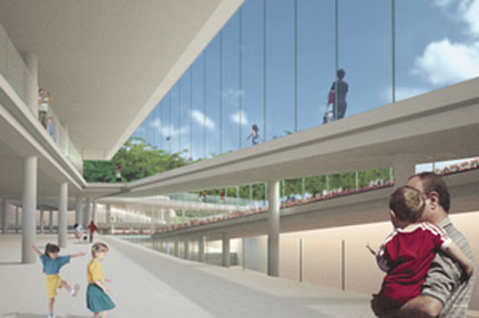 proposed Chicago Children's Museum, Grant Park, Chicago, Krueck and Sexton, architects
