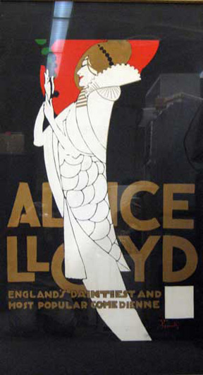 Alfsonso Iannelli, Orpheum Theater Lobby Posters, Alice Lloyd