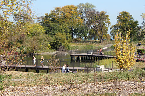 Lincoln Park Nature Boardwalk, Chicago, Illinois