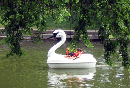 Swan Boat, Lincoln Park, Chicago, 20th century
