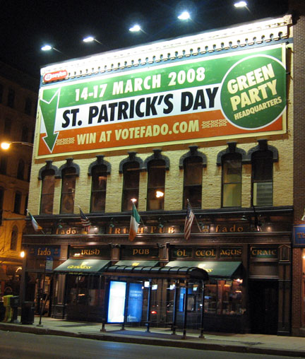 Fado, Chicago, at St. Patrick's day