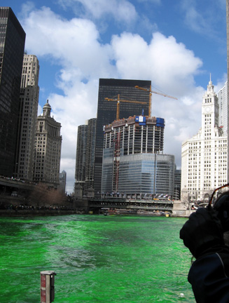 Chicago River Dyed Green - St. Patrick's Day, 2007